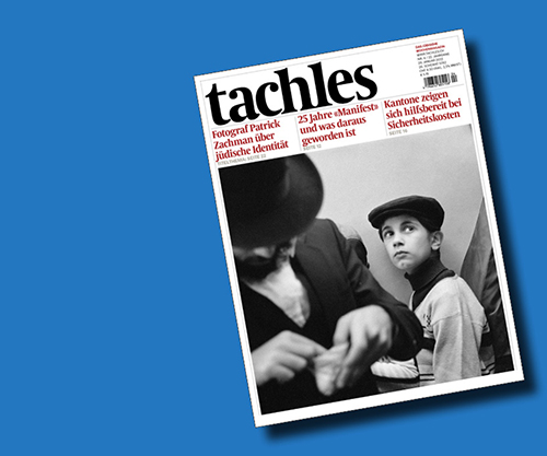 Patrick Zachmann on the cover of Tachles